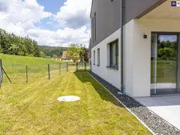 Freundliche Gartenwohnung mit 91m² Wohnfläche, großer Terrasse mit Grünblick und 115m² Eigengarten! PROVISIONSFREI! Sensationell!