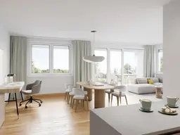 Lebensqualität in allen Belangen: 3-Zimmer I Großzügige Raumaufteilung I Wohlfühl-Balkon I Hochwertige &amp; Nachhaltige Ausführung I Ideale Anbindung I Top-Infrastruktur!