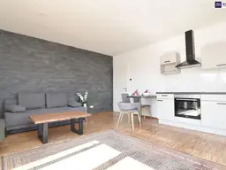 ERSTBEZUG - Moderne zwei Zimmerwohnung mit kompletter Ausstattung und Traumaussicht in die Weinberge zu mieten! 3D-Rundgang vorhanden!