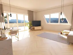 Ein wunderschöne helle Wohnung im einem feinen kleinem Neubauprojekt mit einem W-Balkon lädt zum Träumen und Genießen ein, in 8041 Graz