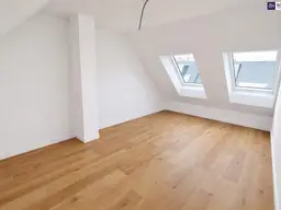 Wohnen über den Dächern - Stilvolle Dachgeschoss-Maisonette mit 2 Schlafzimmern, 2 Bädern, Klimaanlage &amp; effizienter Luftwärmepumpe!