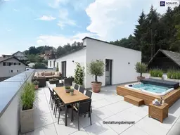 EXKLUSIV - Weiz von oben - Design von morgen - Penthouse zum TOP-PREIS mit Panorama-Terrasse, Garten &amp; Kellerstöckl