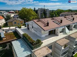 Über den Dächern von Leibnitz - Exklusives Penthouse auf zwei Ebenen mit gigantischer Panoramaterrasse und direktem Blick auf Schloss Seggau!