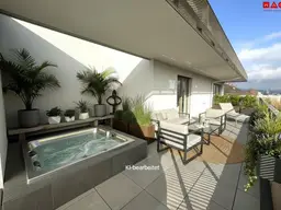 Dachterrassenwohnung mit beeindruckendem Ausblick - Wohntraum auf höchstem Niveau!
