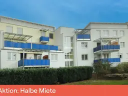 AKTION: 1/2 Miete für die ersten 6 Monate - Lichtdurchflutete 3-Zimmer-Wohnung mit Balkon - geförderte Miete ODER geförderte Miete mit Kaufoption - 3 Zimmer 