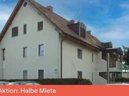 AKTION: 1/2 Miete für die ersten 6 Monate - Helle 2-Zimmer im Dachgeschoss mit Loggia - geförderte Miete - 2 Zimmer 