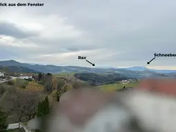 Helle Dachgeschosswohnung zur Miete mit 2 Schlafzimmer in der Buckligen Welt!