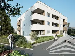 **Gartenstraße Perg** Neubau-Penthouse mit 90 m² Dachterrasse in Bestlage