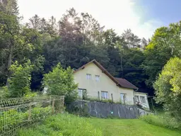 [06150] Wald Wiesen Bach - Haus in Bromberg/Schlatten