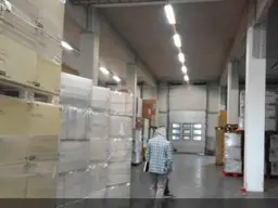 Lagerfläche / Produktionsfläche, Anlieferung über Rampen oder ebenerdig, kleines Büro, Stellplätze