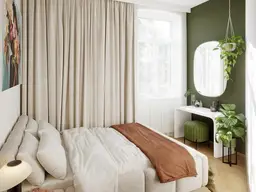 Zwei Zimmerwohnung mit abgetrennter Küche nahe Schloss Schönbrunn