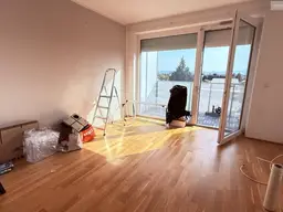 Top-moderne 3-Zimmer-Neubauwohnung mit MEGA-SÜD-BALKON (7m²) nahe Akademiepark