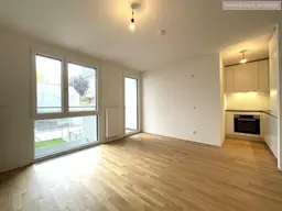 Hochwertig ausgestattete Neubauwohnung mit hofseitigem Balkon!!!