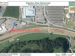 Representative Werbefläche Leoben-West | nahe der Autobahnabfahrt | IMS Immobilien KG