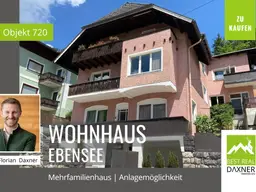 Wohnhaus mit 4 Wohneinheiten in Ebensee am Traunsee!