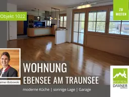 Großzügige helle 3 Zimmer Wohnung mit Garage zu mieten