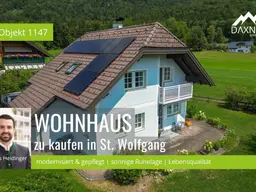 Natur. Ruhe. Lebensqualität. – Einfamilienhaus in idyllischer Lage nahe dem Wolfgangsee