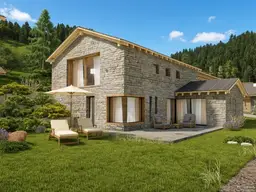 Modernes Stein Chalet mit 155 m² zu Top Vermietungschancen| Steinhaus 1