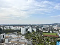Urbanes Wohnen im High Five Tower ab Sommer 2025! Kompakte 1-Zimmer-Wohnung mit Loggia im 18.OG