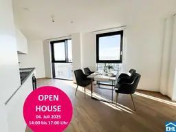 Top ausgestattete 2-Zimmer-Wohnung mit Loggia – Urbanes Leben mit grandioser Aussicht im High Five Linz!