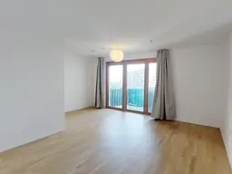 Sonnwendviertel: 1 Zimmer-Wohnung mit Balkon im 4. OG – Fitnessraum, Co-Working &amp; Rooftop-Terrasse inklusive!