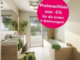 Erwerben Sie den zweiten KFZ-Stellplatz mit einem Preisnachlass von 50 %.