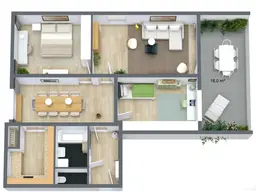 4-Zimmer Familienwohnung mit großer Loggia in Ruhelage Graz-Andritz mit großem Hobbyraum und Parkblick!