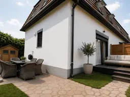 Schönes Eckreihenhaus mit kleinem Garten in ruhiger Lage in Graz Straßgang