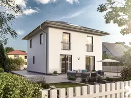 Sonniges Baugrundstück mit inspirierendem Visualisierungskonzept