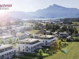 BAUSTART ERFOLGT - PROVISIONSFREI Moderne 3 - Zimmer-Wohnung in Mondsee mit 21 m² großem Balkon - Baurechtseigentum!