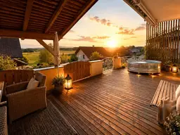 Exklusives Einfamilienhaus mit Wellness-, Garten- und Werkstattparadies
