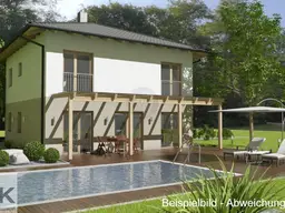 Traumhaus in Ziegel-Massivbauweise mit hochwertiger Ausstattung und inklusive Baugrundstück in Zentrumsnähe