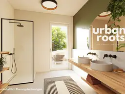 URBAN ROOTS am Kreuzbergl – 4 Zimmer-Eckwohnung mit separatem Elternbereich, smartem Grundriss und Südostterrasse. Beeindruckende Fernsicht.