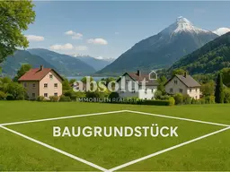 Voll aufgeschlossenes Baugrundstück, 1036 m² Grundfläche, in sonniger und ruhiger Lage v. Zell / See