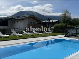 Ferienwohnung mit 75 m², 2 Schlafzimmer &amp; Terrasse in sonniger Lage in Fürth/Kaprun. Mit Schwimmbad!