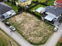 Sonniges Baugrundstück in moderner Siedlung mit Blick auf die Berge in +++ St. Marein +++