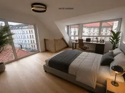 modernster NEUBAU-ERSTBEZUG in Innenstadt- und TU-Nähe !! Coole loftartige DG-Maisonette mit Balkon !!