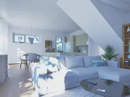 Nachhaltige Ziegelmassivbauweise: Einzelhaus mit 124m² Wohnfläche, 320m² Eigengrund mit 23m² Terrasse und 2 Parkplätze samt Carport.