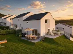 Wohnen mit Wienerwaldblick - Exklusive Doppelhaushälfte mit Eigengarten, Keller &amp; Garage