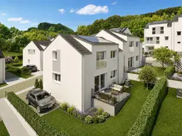 Hochwertige Doppelhaushälfte mit 175 m² Nutzfläche, Eigengarten, Keller &amp; nachhaltigem Energiekonzept