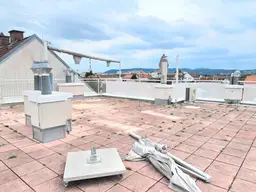 PENTHOUSE IM ZENTRUM VON KORNEUBURG MIT EINZIGARTIGER DACHTERRASSE UND 2 KFZ-STELLPLÄTZEN