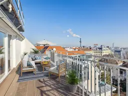 Moderne Penthouse-Wohnung mit freiem Ausblick und Privatsphäre