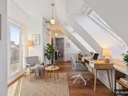 Wunderschöne Dachgeschosswohnung mit zwei Terrassen im charmanten Altbau