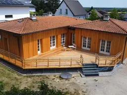 ökologisch, nachhaltig errichteter Niedrigenergie-Bungalow in toller Lage am Waldrand zu verkaufen