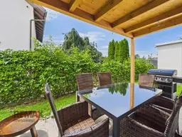Moderne 2-Zimmer-Mietwohnung mit Sonnenterrasse und eigenem Gartenbereich