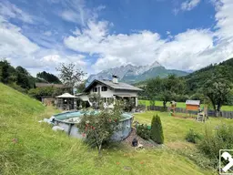 Einfamilienhaus mit herrlichem Bergblick und großem Garten