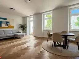 KRONGASSE - BALKONERSTBEZUG - 100% GRÜNBLICK - RESTAURIERTES STILHAUS - 3.WOHNETAGE - TOPSTANDARD