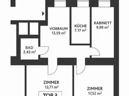 Altbauwohnung mit Potenzial – 3 Zimmer im 20. Bezirk