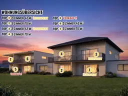 NEUBAU Kleinwohnanlage mit 2 Häusern und 7 Wohnungen in Waidmannsdorf - Schubertstraße / ERSTBEZUG