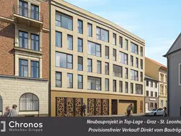 PROVISIONSFREI! Neubauprojekt - St.Leonhard! Große 2-Zimmerwohnung mit Innenhofbalkon!